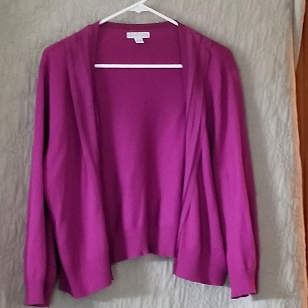 Magenta Crop Sweater/Shrug